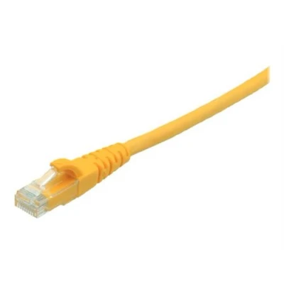 Image de VALUE Cordon de raccordement RJ 45 (M) pour 20 m UTP CAT 6a moulé, sans crochet jaune, RAL 1004