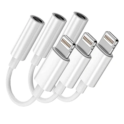 Afbeelding van [Apple MFi gecertificeerd] AUX kabel voor iPhone, Lightning 3,5 mm naar autokabel compatibel met iPhone 11/11 Pro/XS/XR/X 8 7 6/iPad/iPod auto/home stereo/hoofdtelefoon/luidspreker (9,3 m, wit)