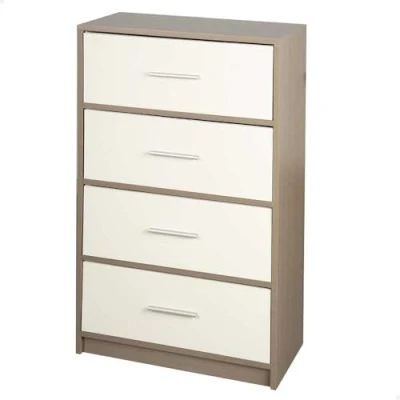 Afbeelding van Ladenkast Max Home Wit Grijs Modern 58 x 91 30 cm