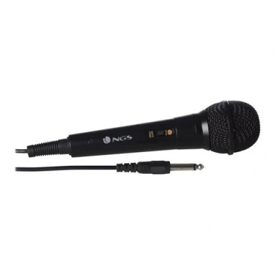Afbeelding van NGS Singerfire Karaokemicrofoon 3 Meter 6.3 mm Jack Zwart