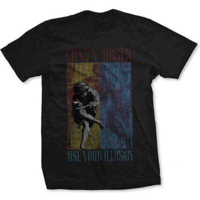 Afbeelding van Guns N&#039; Roses Use Your Illusion Heren T shirt L Zwart