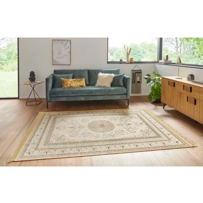 Afbeelding van Vloerkleed Antik Oriental Crème 95x140cm Creme 123vloerkleed.nl is de online webshop voor vloerkleden en woonaccessoires.