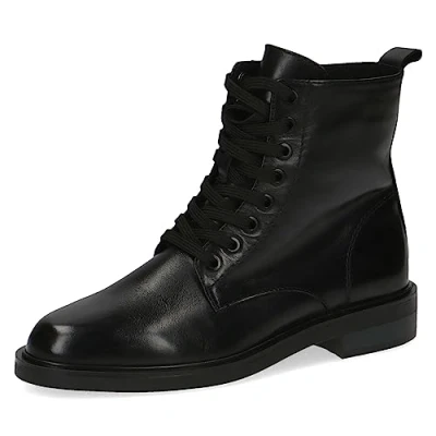Afbeelding van Caprice Veterboots, Dames, Maat: 36, Black nappa Leer