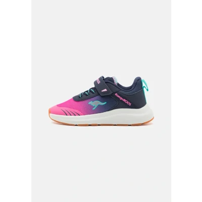 Afbeelding van KangaROOS KB Rida EV sneaker kinderschoenen unisex 10171 000 4204 donkerblauw/roze