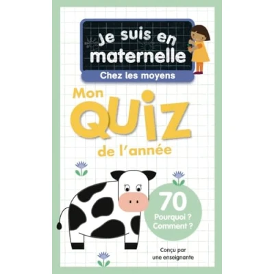 Afbeelding van JE SUIS EN MATERNELLE CHEZ LES MOYENS MON QUIZ DE L&#039;ANNEE