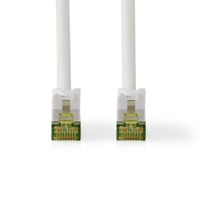 Afbeelding van Nedis CAT7 Netwerkkabel S/FTP RJ45 Male 5.00 m Snagless Rond LSZH Wit Label