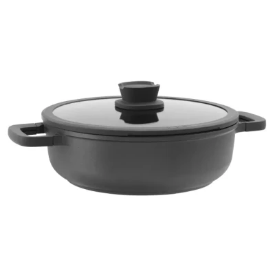 Afbeelding van Berghoff Sauteerpan Antikleef Met Dubbele Handgreep En Deksel 28cm