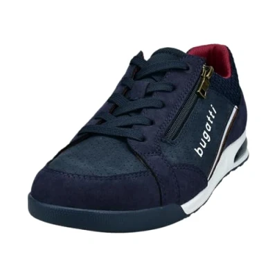Afbeelding van bugatti Werkschoenen voor heren met veters, Donkerblauw cognac 4163, 46 EU