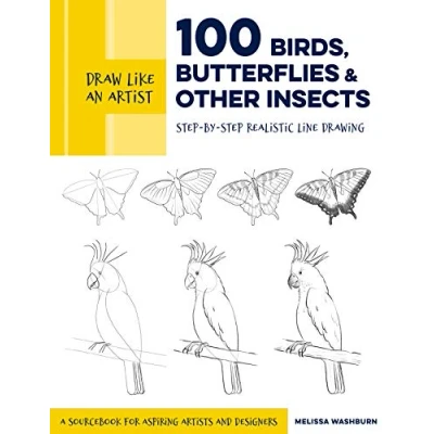 Afbeelding van Draw Like an Artist: 100 Birds, Butterflies, and Other Insects