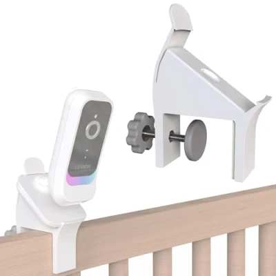 Afbeelding van Houder geschikt voor Luvion Essential Connect Babyfoonhouder bedrand van 10 tot 42mm o.a. Ikea Sniglar