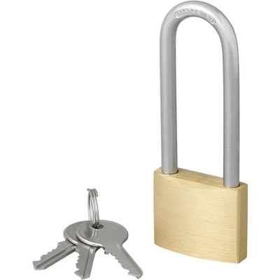 Afbeelding van Pro Plus Hangslot Lang Messing 40 mm Inclusief 3 Sleutels