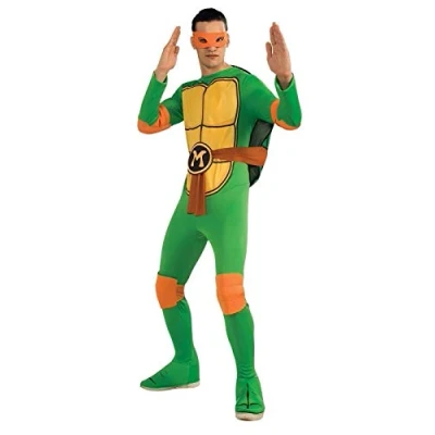 Afbeelding van Rubie&#039;s kostuum Ninja Turtle TMNT Michelangelo schildpad Eén maat CS987251
