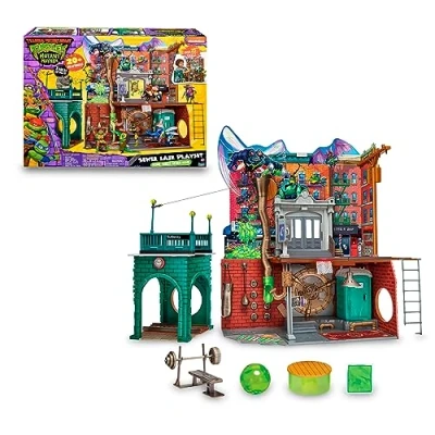Afbeelding van Giochi Preziosi Ninja Turtles, met speelacties, accessoires inbegrepen, speelgoed voor kinderen vanaf 4 jaar, TU802