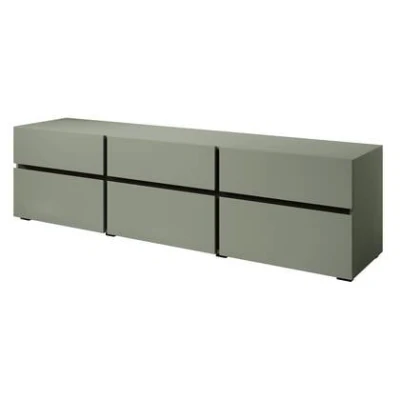 Afbeelding van Meubella TV Meubel Cainan Groen 180 cm