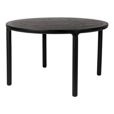 Afbeelding van Zuiver Storm Eettafel Ø 130 cm Zwart