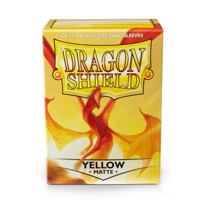 Afbeelding van Dragon Shield Sleeves Matte Yellow (100 stuks)