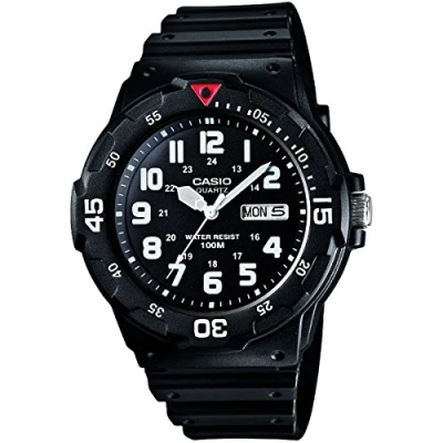 Afbeelding van Casio Collectie Men&#039;s Watch MRW 200H, zwart/zwart, riem, Riem