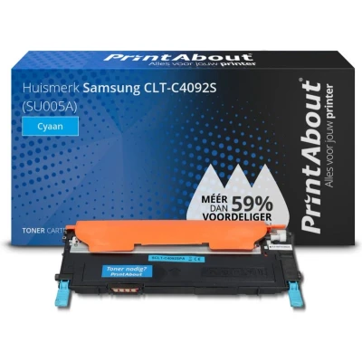 Afbeelding van Huismerk Samsung CLT C4092S (SU005A) Toner Cyaan