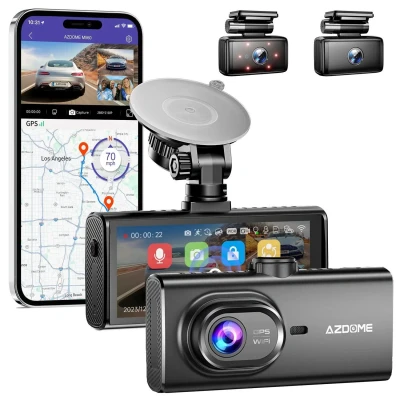 Afbeelding van AZDome M560 3CH 4K Wifi GPS 128gb dashcam voor auto