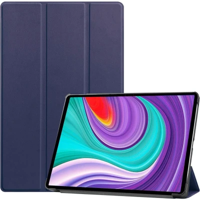 Afbeelding van iMoshion Tablet Hoes Geschikt voor Lenovo Tab P11 Pro Trifold Bookcase Donkerblauw