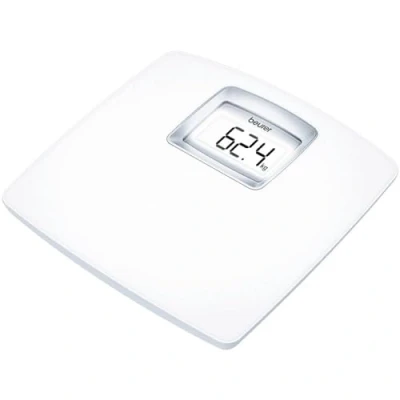 Afbeelding van Beurer PS 25 Personenweegschaal Digitaal XXL Groot verlicht LCD display Tot 180 kg Quick Start Kunststof Wit 5 Jaar garantie