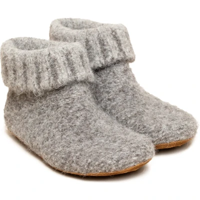 Afbeelding van Gottstein Pantoffels, Maat: 38, Grau Wol