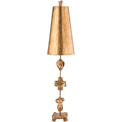 Afbeelding van Flambeau LED Tafellamp Fragment 1X E27 Max 60W Aged Gold