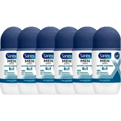 Afbeelding van Sanex Men Deodorant 6x50ml