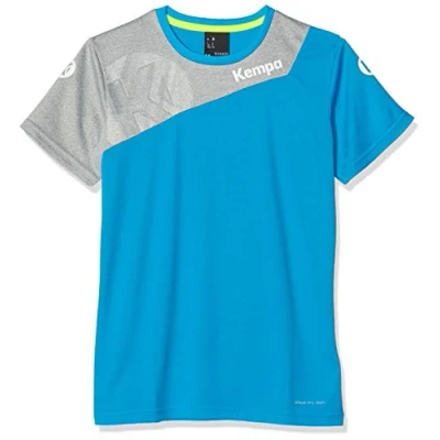 Afbeelding van Kempa Core 2.0 Shirt Dames Kempablauw Donker Grijs Melange Maat 2XL
