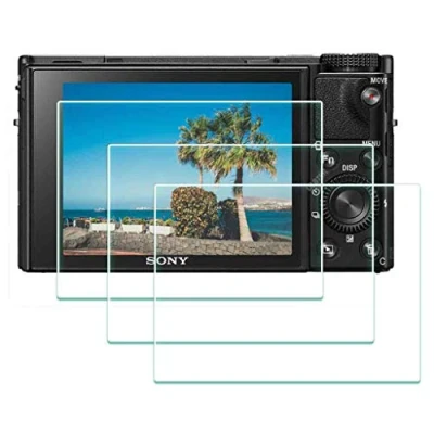 Afbeelding van ULBTER DSC RX100 3 stuks displaybeschermfolie voor Sony VI V IV III II I RX100VI RX100IV hardheid 9H 0,3 mm anti kras vingerafdruk bubbels waterwerend stofdicht