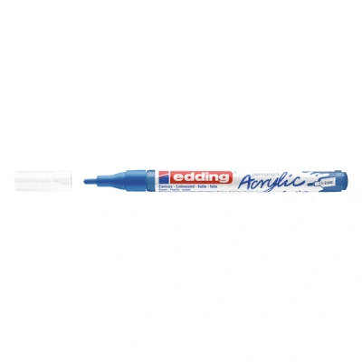 Image de Edding 5300 marqueur acrylique (1 2 mm ogive) bleu gentiane
