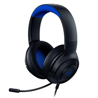 Image de Casque Gaming PS4 Razer Kraken X Noir et Bleu