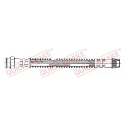 Afbeelding van QUICK BRAKE 22.523 Remslang 198 M10x1 CITROËN: C3 I Hatchback