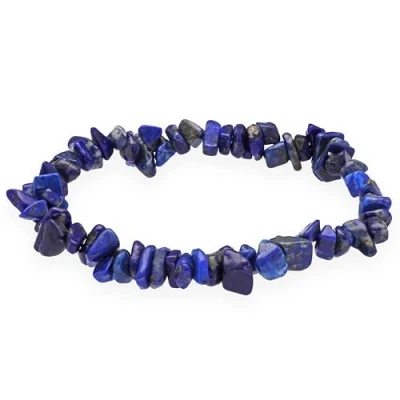 Afbeelding van Lebensquelle Plus Armband van Lapis lazuli hoogwaardige edelsteenarmband 19 centimeter, Edelsteen, lazuli,