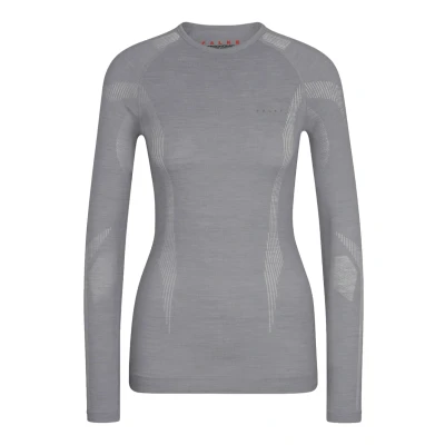 Afbeelding van Falke Wooltech Functional Underwear FOR COLD TO VERY Conditions Longsleeve, Dames, Maat: XS, Grey heather