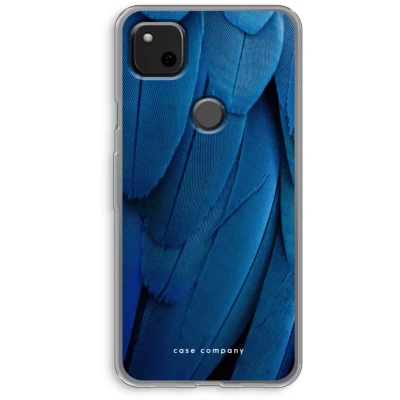Afbeelding van Case Company® hoesje geschikt voor Google Pixel 4a Pauw Soft Cover Telefoonhoesje Bescherming aan alle Kanten en Schermrand