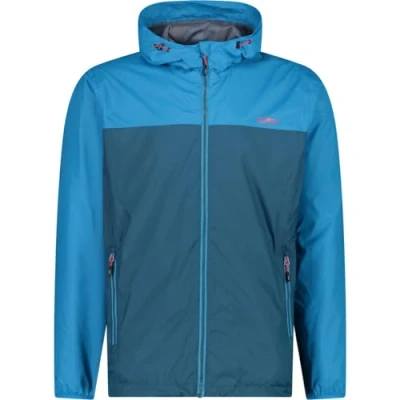 Afbeelding van Cmp Rain Fix Hood 32x5807 Jas Blauw S Man