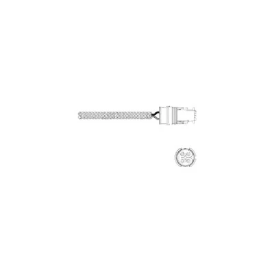 Afbeelding van DELPHI ES20346 12B1 Lambdasonde Planarsonde, Verwarmd MERCEDES BENZ: SLK, C Class Saloon, T modell