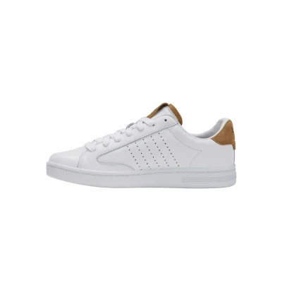 Afbeelding van K SWISS Lozan KLUB LTH Sneakers laag, Heren, Maat: 39.5, Wht brownsugar sd Leer