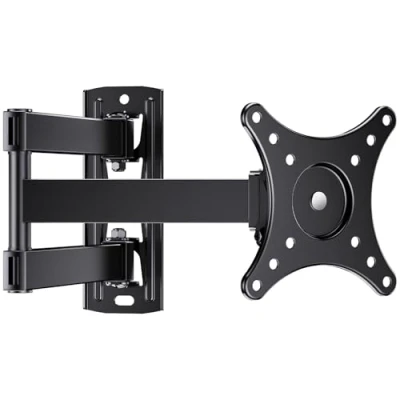 Afbeelding van Perlegear TV Muurbeugel, Draaibaar Kantelbaar Uitschuifbaar Beugel bevestiging Past op Vlakke en Curved tot 20 kg, max. VESA