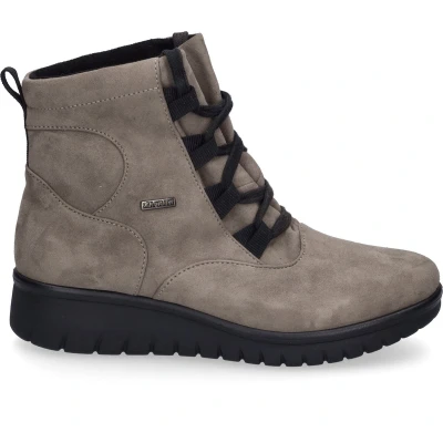 Afbeelding van Josef Seibel Calais Enkellaarsjes met plateauzool, Dames, Maat: 36, Taupe Textiel