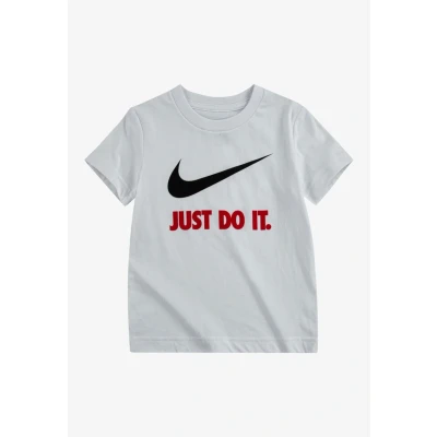 Afbeelding van Nike Sportswear TEE Unisex Tshirt print voor kinderen, Maat: 74/80, White/red