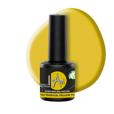 Afbeelding van Soak Off Gel Polish #122 Tropical Yellow (7ml) Geel