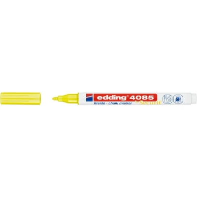 Afbeelding van Krijtstift edding 4085 by Securit rond 1 2mm neon geel