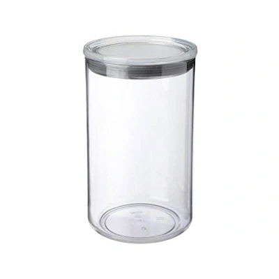 Afbeelding van Tatay 2 liter luchtdichte keukenbox, BPA vrij, vaatwasmachinebestendig, grijs, transparant, afmetingen: 12,5 x 22 cm