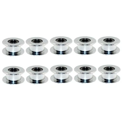 Afbeelding van 3Dman GT2 20Toothless Bore 5 mm Aluminium Timing Belt Idler Pulley voor 3D printer 6 Breedte Riem (Pack van 10)