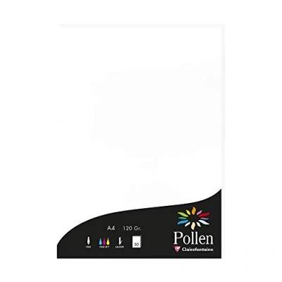 Image de Etui de 50 feuilles A4 Pollen Blanc