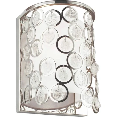 Afbeelding van Feiss LED Wandlamp Lexi 1X E27 Max 60W Dimbaar Polished Nickel
