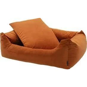 Afbeelding van Madison Velours Dog Bed Oranje L