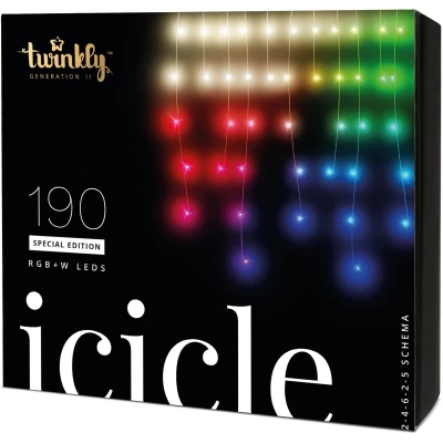 Afbeelding van 190 RGB W LEDs Icicle Lights Generation II Twinkly